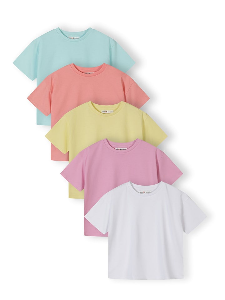 5-er Pack T-Shirt NOSGTEE155 in hellblau