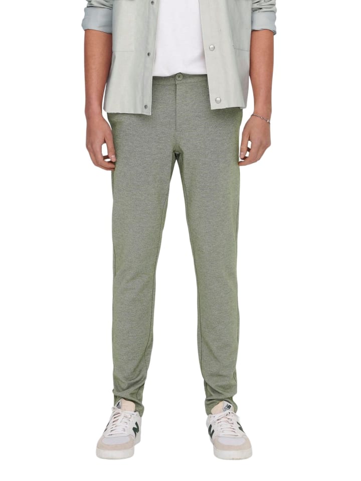 Stoffhose / Chino ONSMARK slim in Oliv
