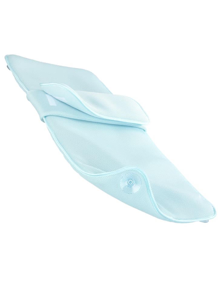 Badewannenmatte mit Kissen in Blau - Eisblau