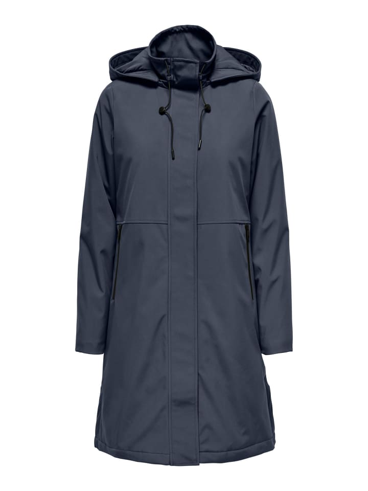 Langer Parka in Ombre Blue 1