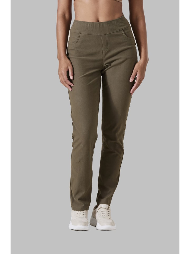 Schlupfhose in olive