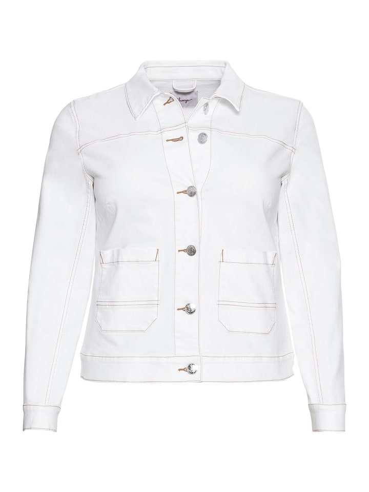 in limango kaufen Jeansjacke white Denim günstig sheego |