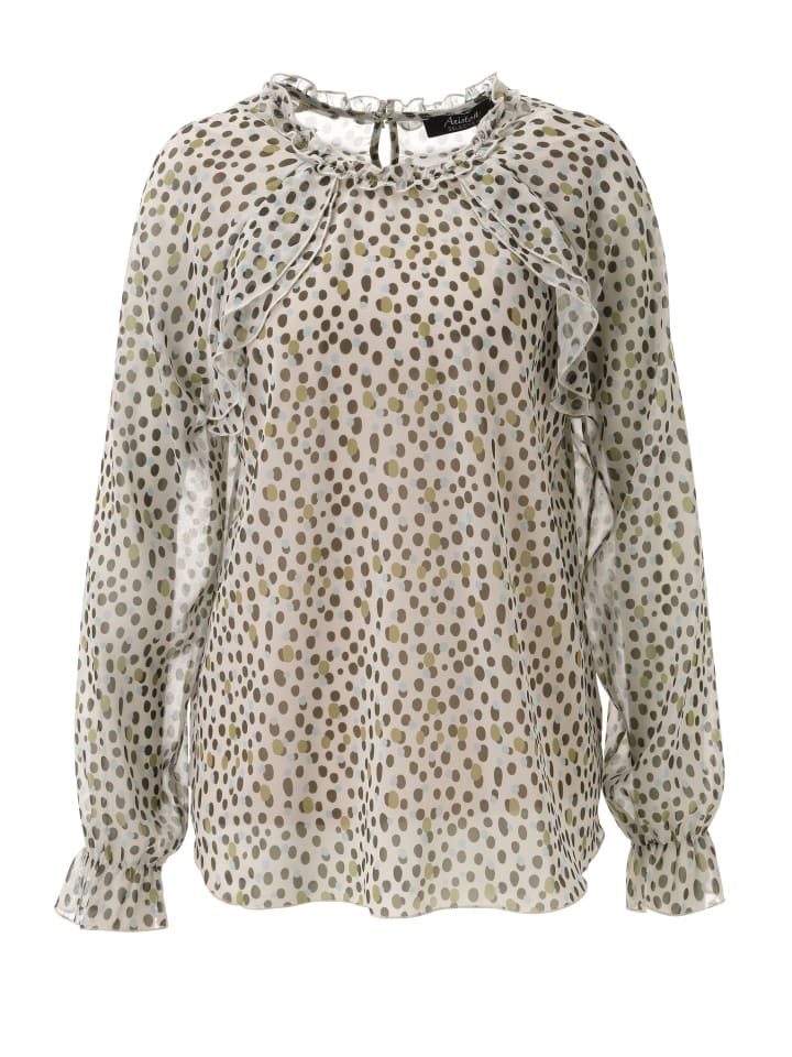 Chiffonbluse in bunt