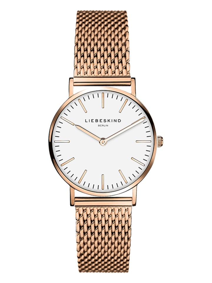 Armbanduhr The Slim Minimalist in roségold