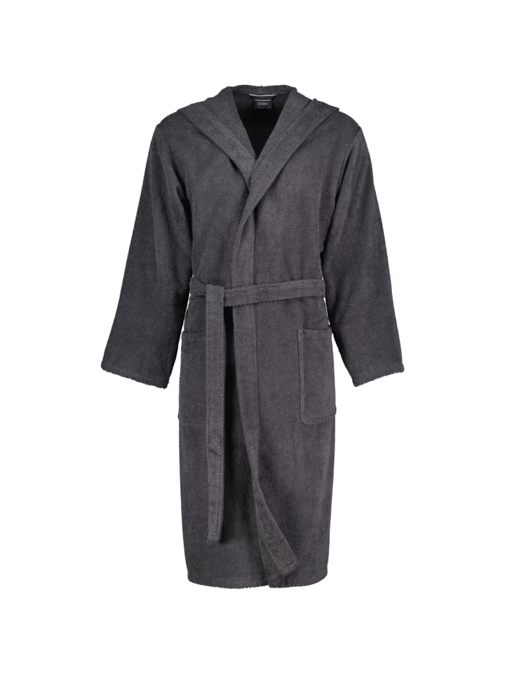 Cawö Bademäntel Herren Kapuze Pure 5623 basalt - 740 in basalt - 740