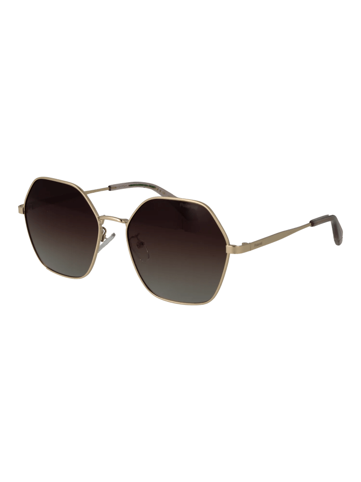 Damen Sonnenbrillen Geometrisch Gold