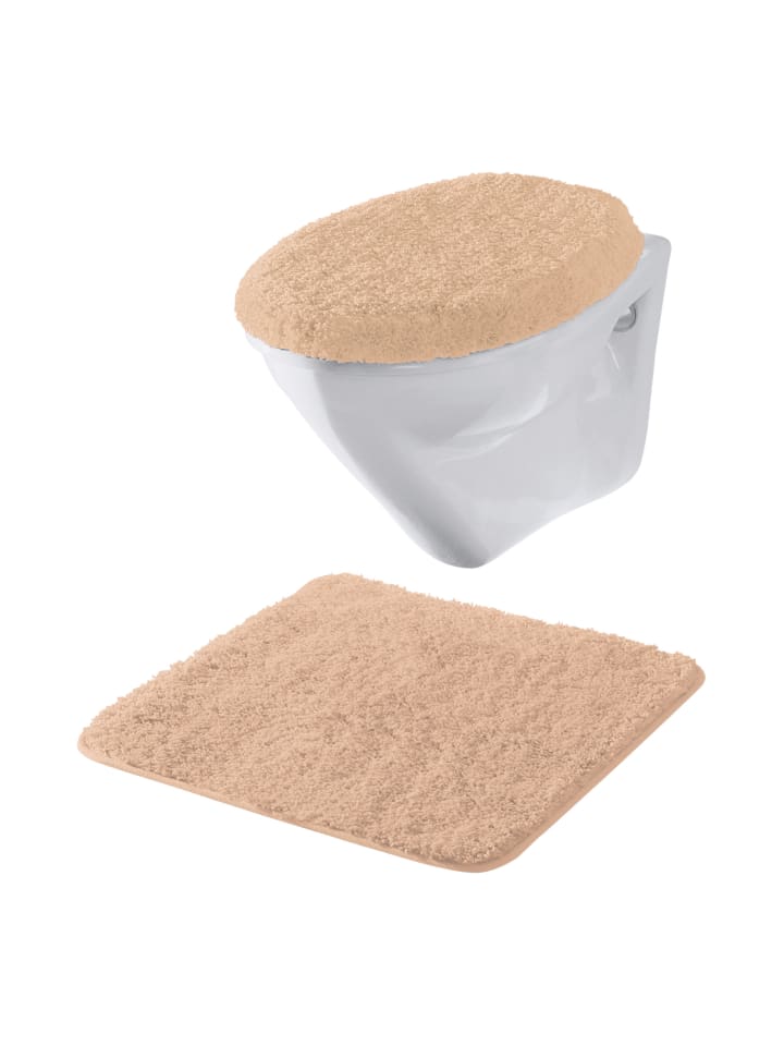 Hänge-WC-Set 2-teilig Rhodos in beige