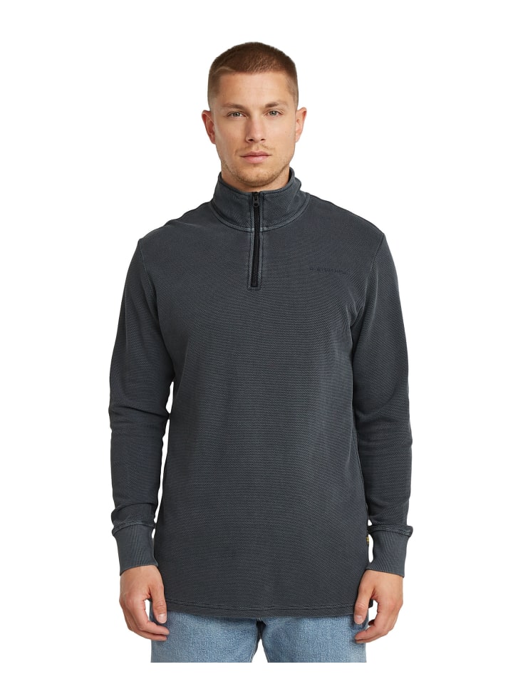 Overdyed Half Zip Tweeter salute gd