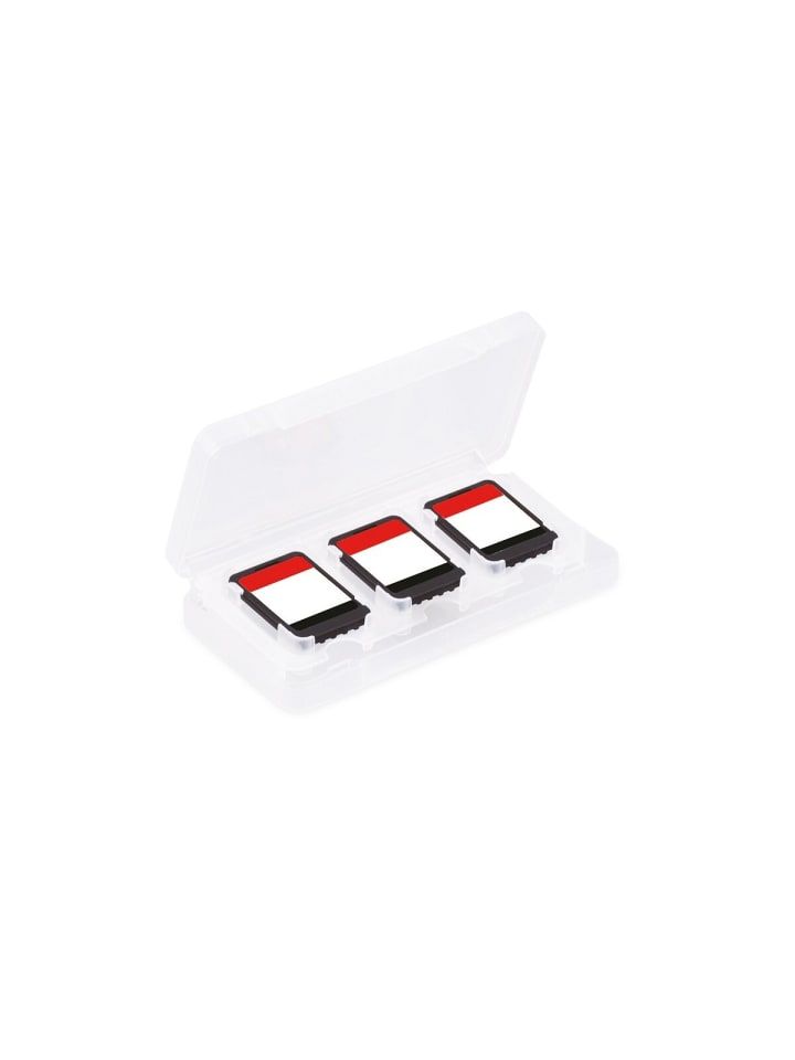Qware Switch Spielhüllen – 6er Set kompakte Schutzboxen kompatibel in Weiß