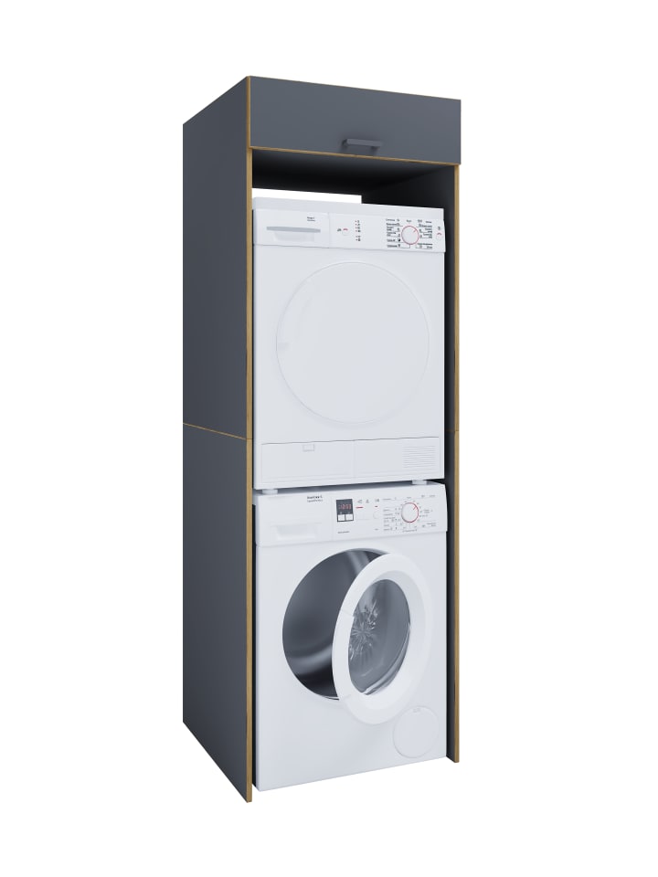 Überbauschrank Waschmaschine Überbau Rislo XXL in Anthrazit