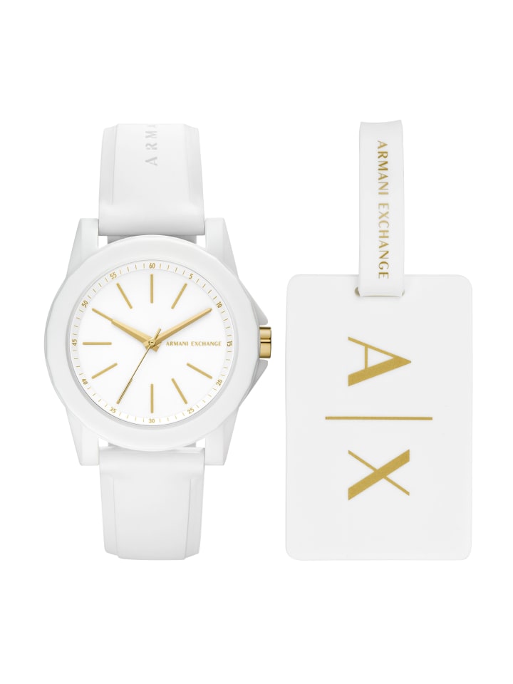 Armbanduhr The White Silikon in weiss