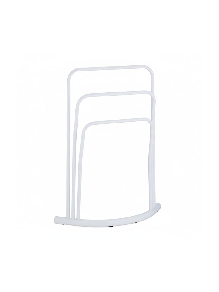 Handtuchständer in Weiß - (B)66 x (H)86 x (T)21 cm