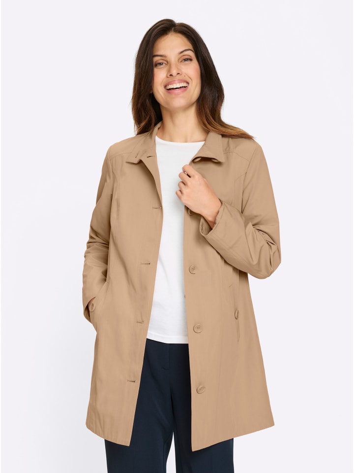 Longjacke in camel