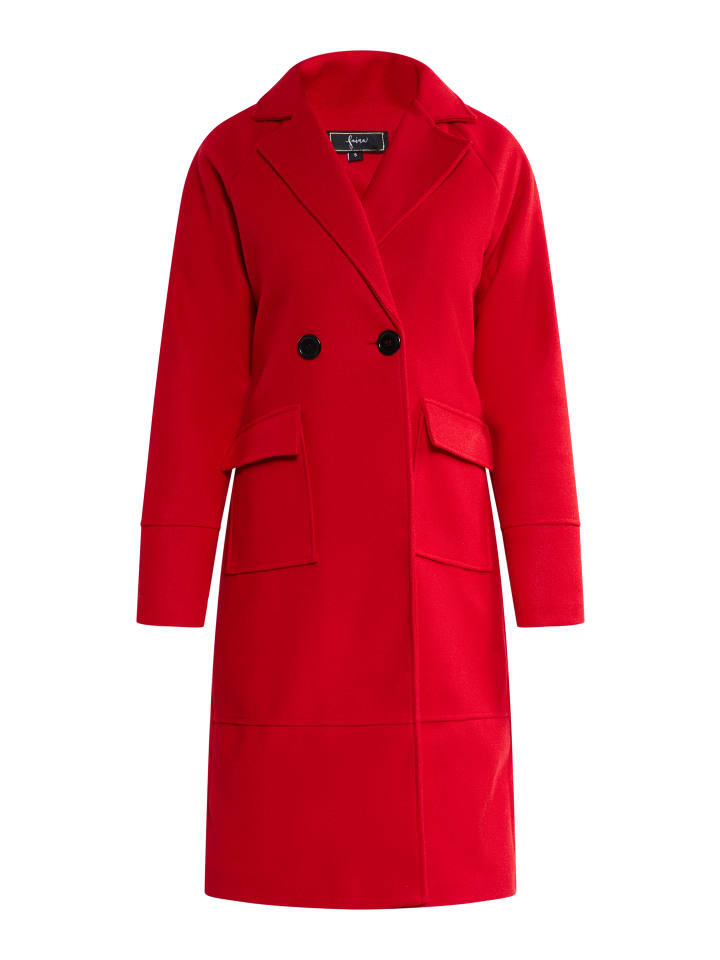 Damen Mantel in Rot