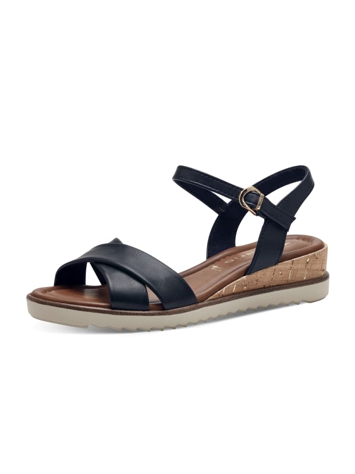 Klassische Sandale 1-28106-42 in blau