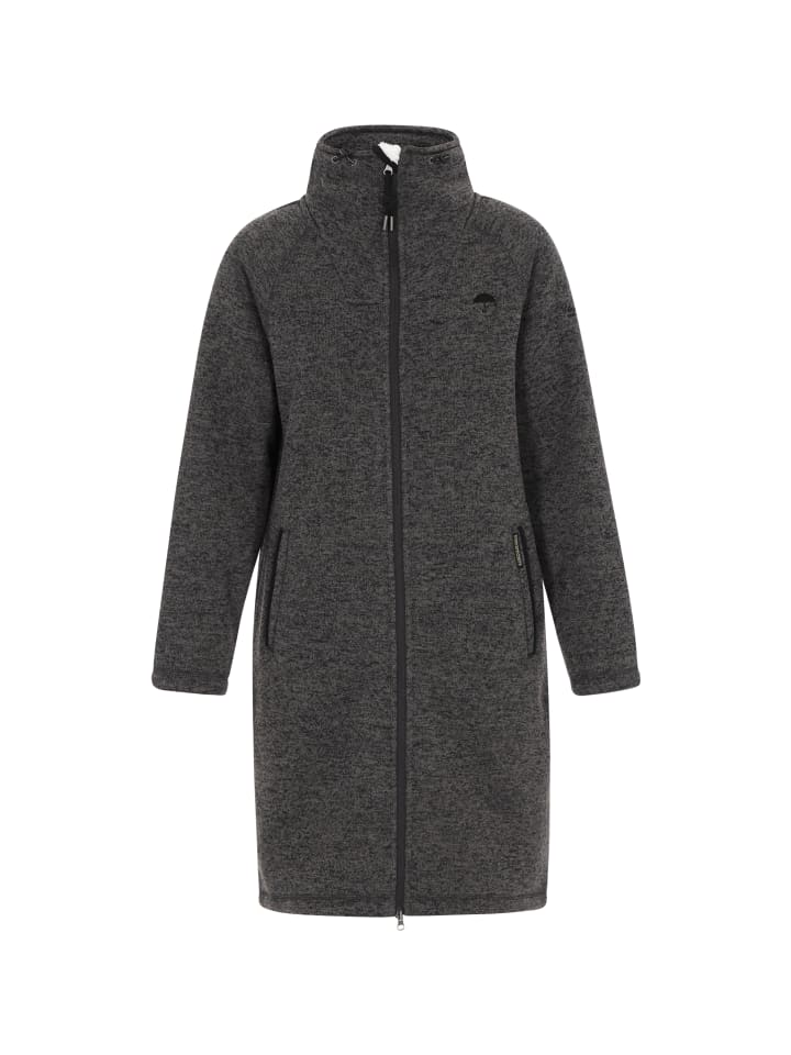 Women Jacket in dark grey melange