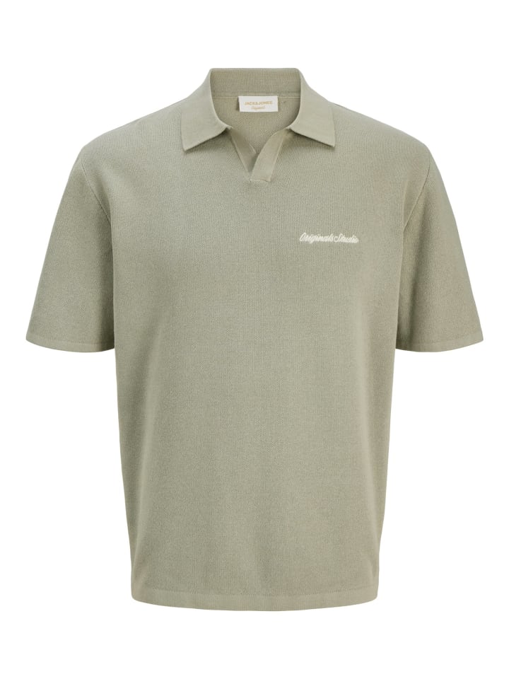 Strickpolo kurzarm JORNORREBRO in seagrass