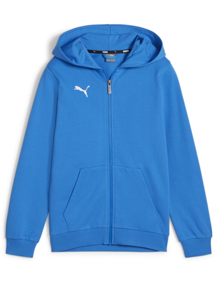 Hoodie "TeamGoal CasuaLongsleeve Hooded Jacket Jr" in Blau