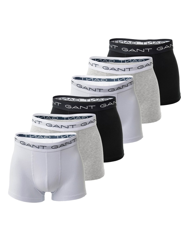 Boxershort 6er Pack in Grau
