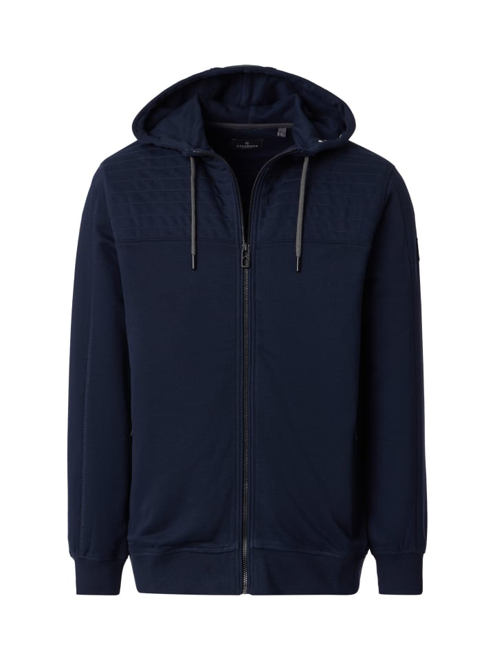 Sweatjacke in Dunkelblau