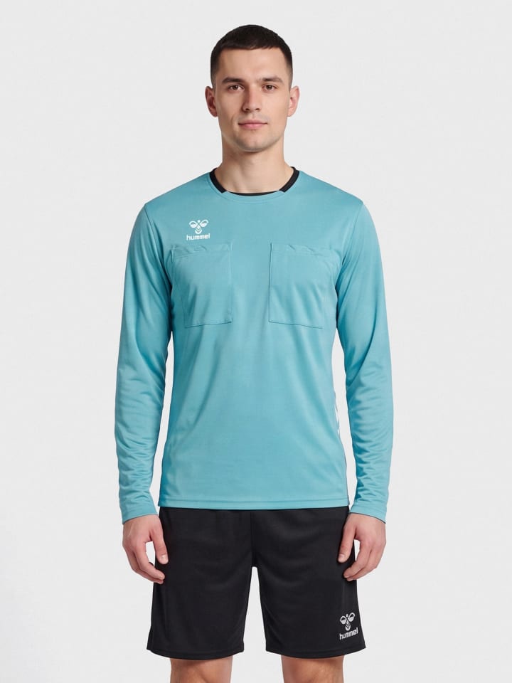T-Shirt Hmlreferee Erwachsene in SCUBA BLUE