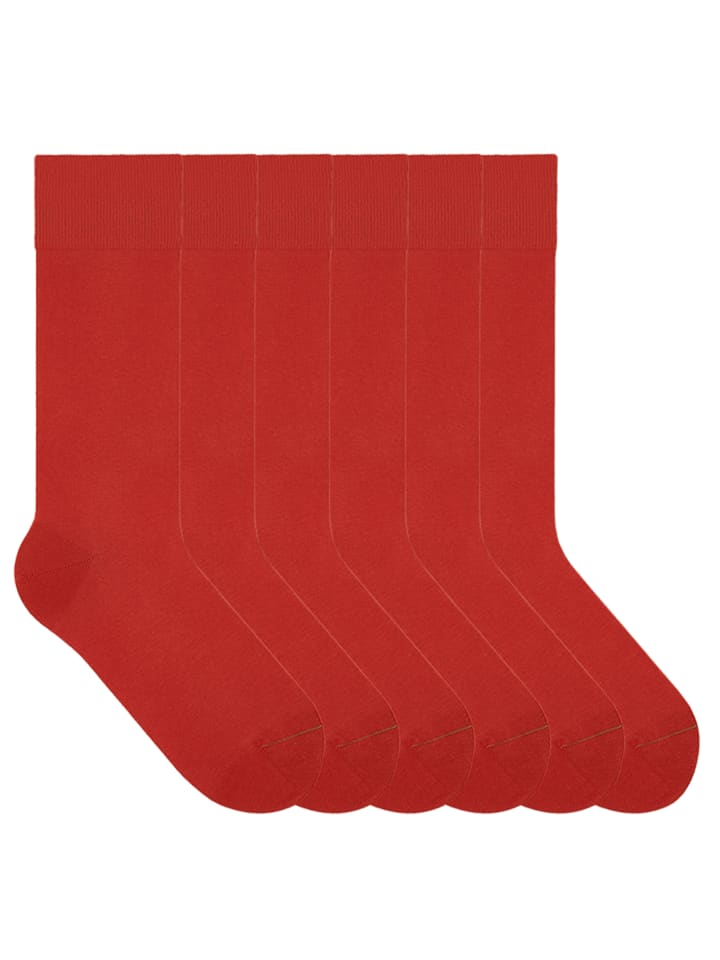 Classic Socken Rot SET in Rot