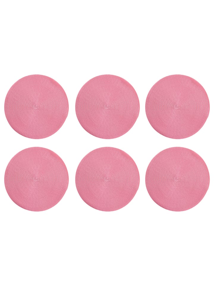 Butlers Tischset AMBIENTE 6er-Set in Rosa