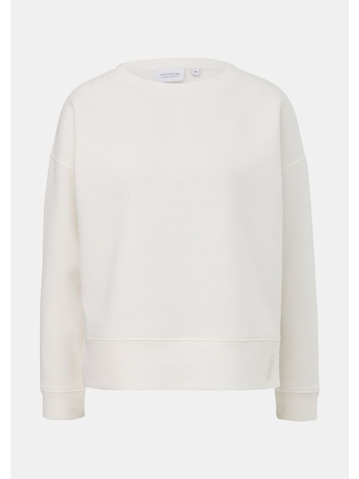 Sweatshirt in 0120_weiß