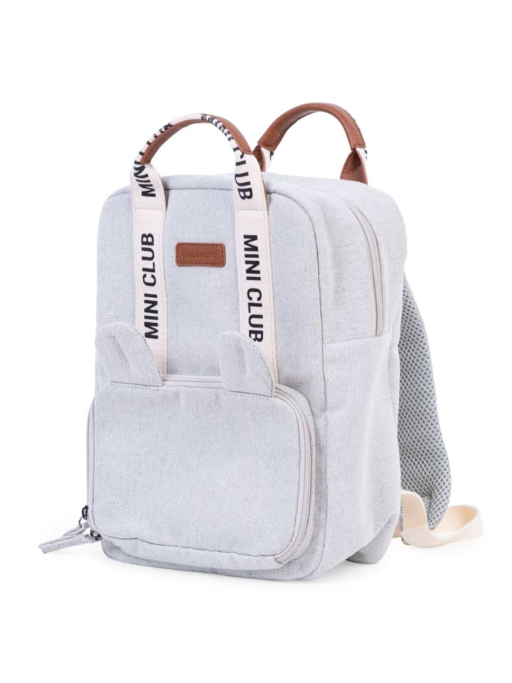 Kinderrucksack Mini Club - Signature in weiss