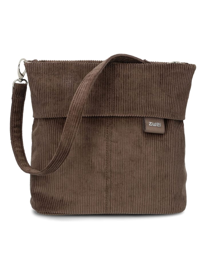 Mademoiselle.M Schultertasche 25 cm cord wood