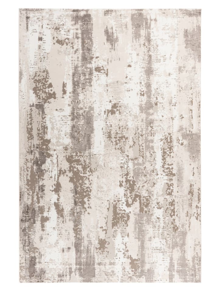 Wohnzimmer Teppich – Webteppich Peones 134 in taupe - rechteckig