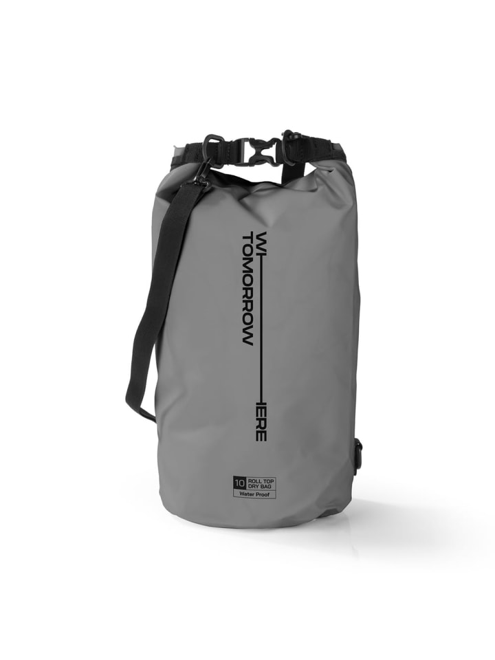 PVC dry bag Style 02 10L grau grau