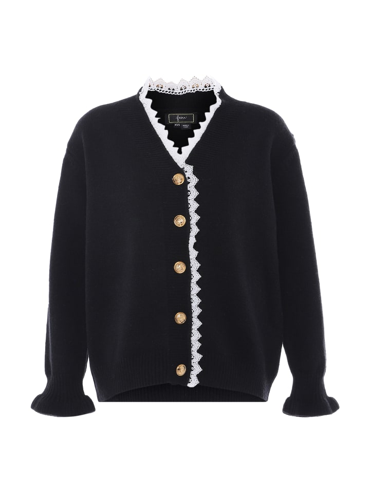 Damen Strickjacke in SCHWARZ