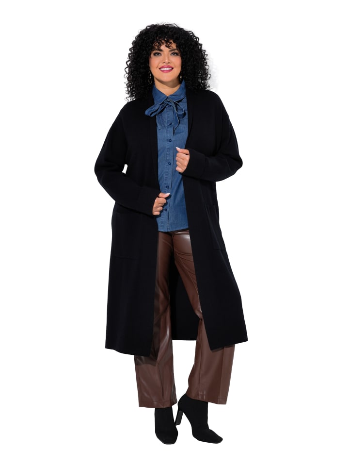 Strickjacke in schwarz
