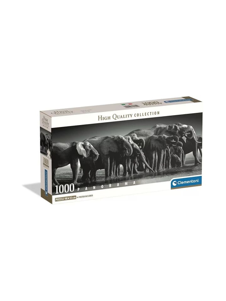 Tiere Herd of Giants Elefant 1000 Stück Panorama Compact
