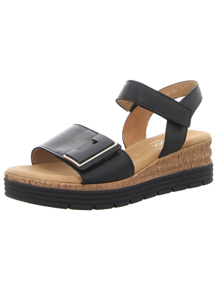 Sandalette in schwarz