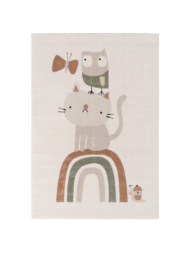 Kinderteppich Happy Kids in grau