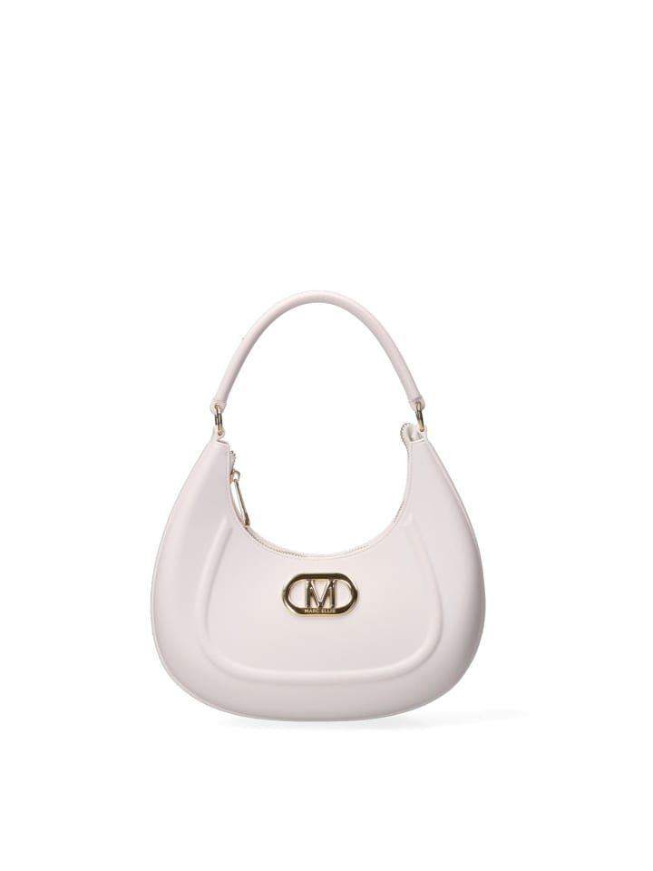 Borsa a Spalla in MILKY WHITE AND LIGHT GOLD