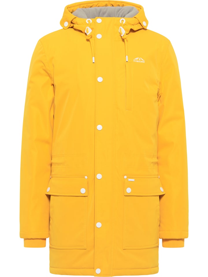 Herren Winterparka in Senf