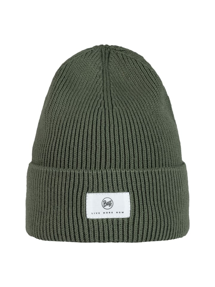 Knitted Beanie Drisk in Oliv