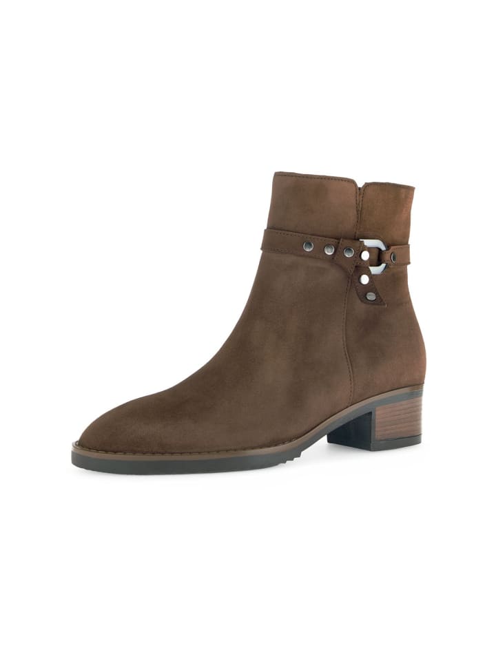 Klassische Stiefelette in braun