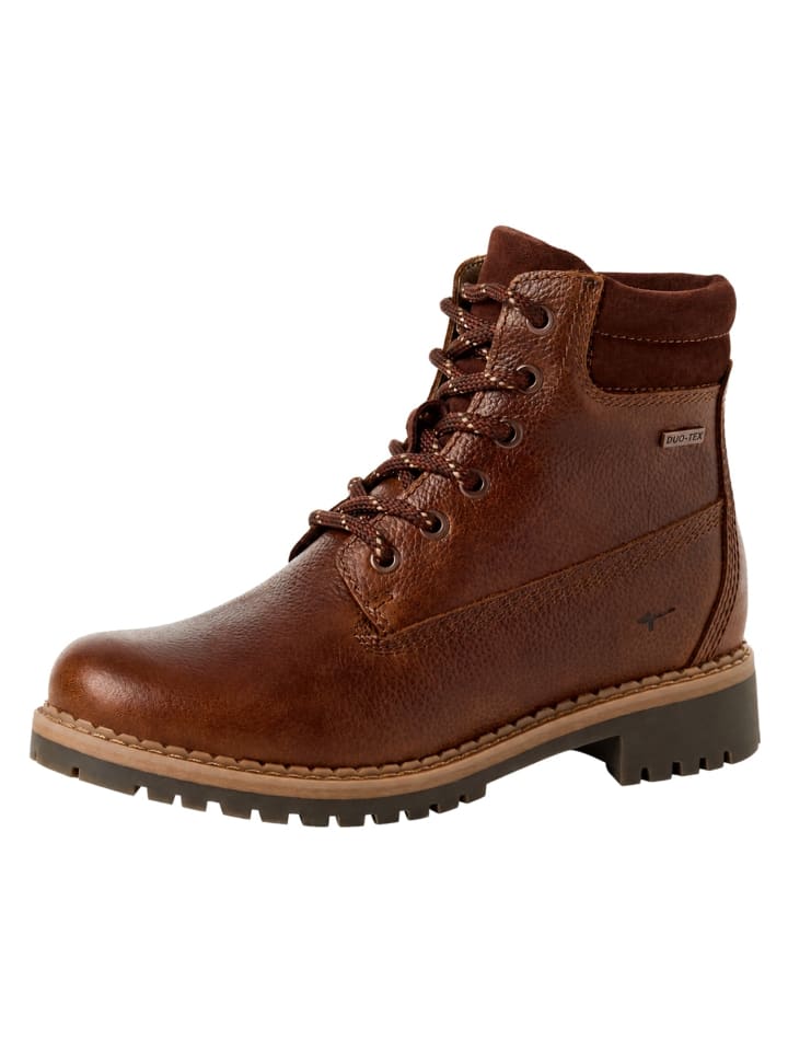 Stiefelette in COGNAC LEATHER