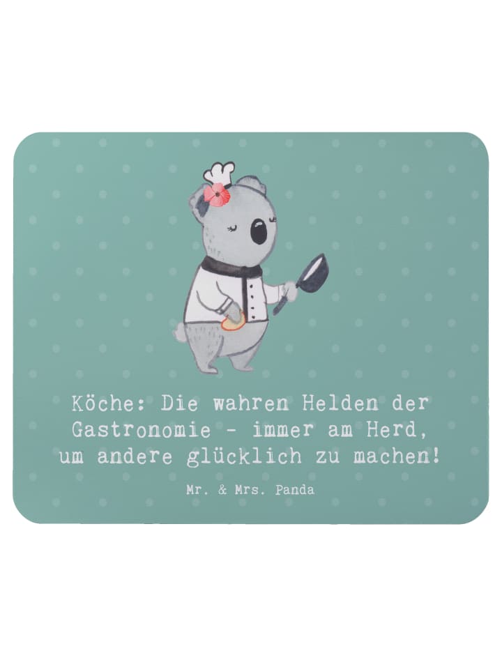 Maus-Pad Koch Helden mit Spruch in Meeresbrise