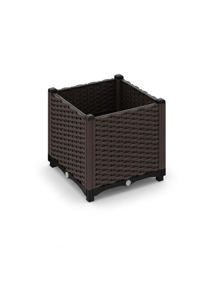 Pflanzkübel in Braun - (B)40 x (H)38 x (T)40 cm