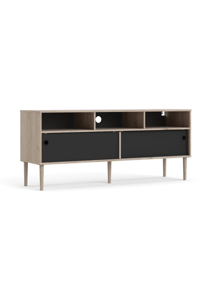 TV Tisch Penny Schwarz 148 x 41 cm