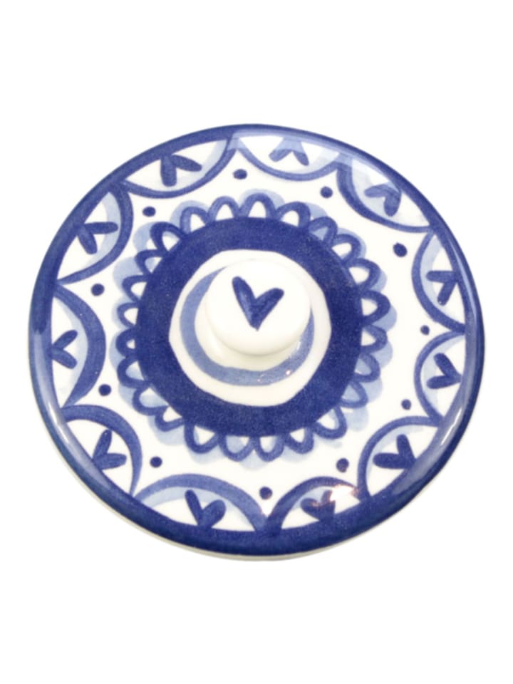Ersatzdeckel Delfts Blond in Blau - 8cm