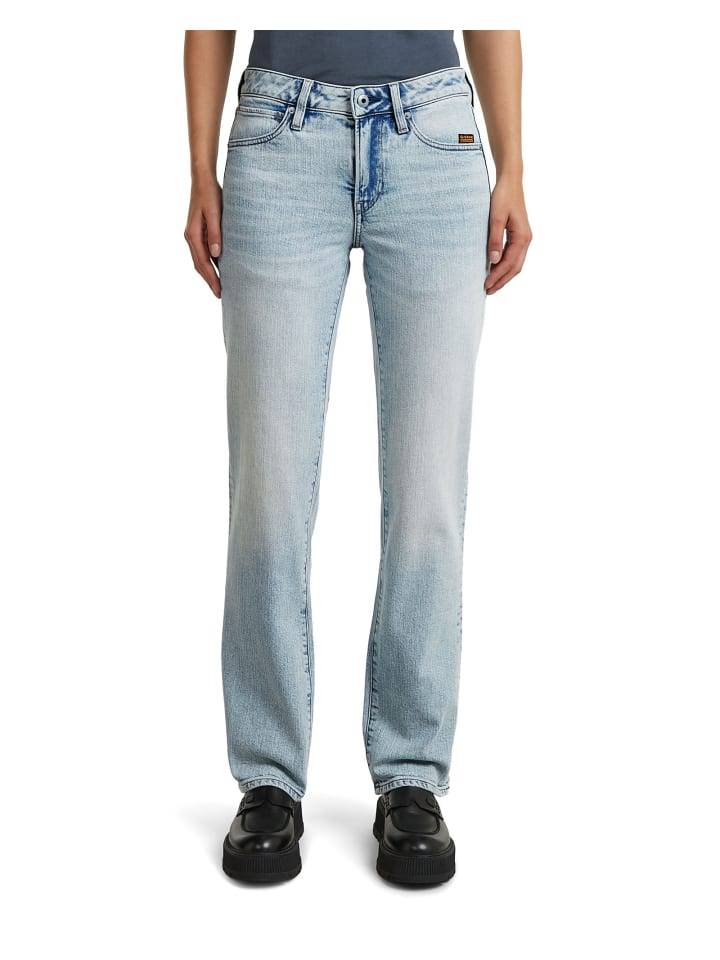 G-Straight Jeans sun faded blue galena