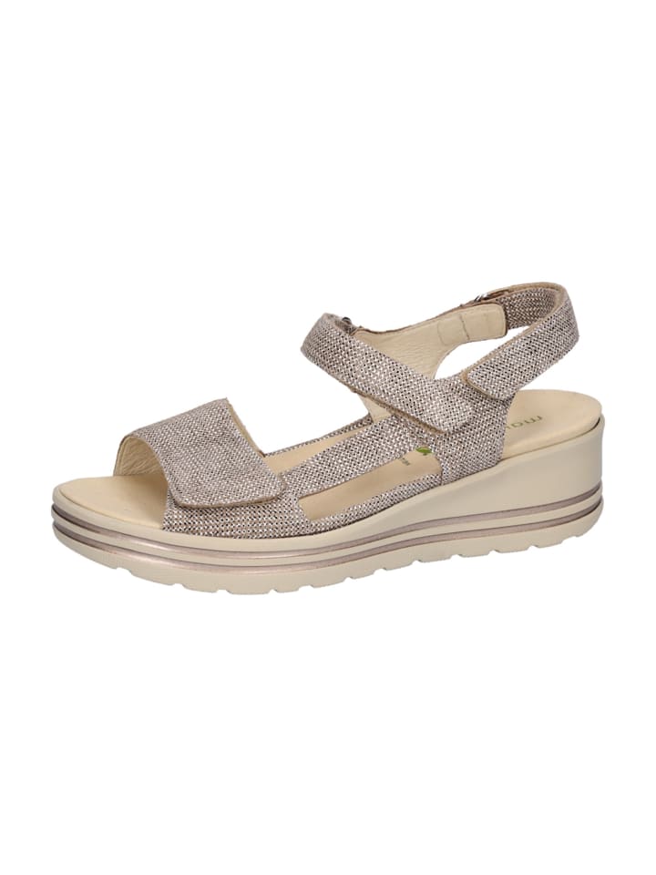 Komfort Sandalen in Beige