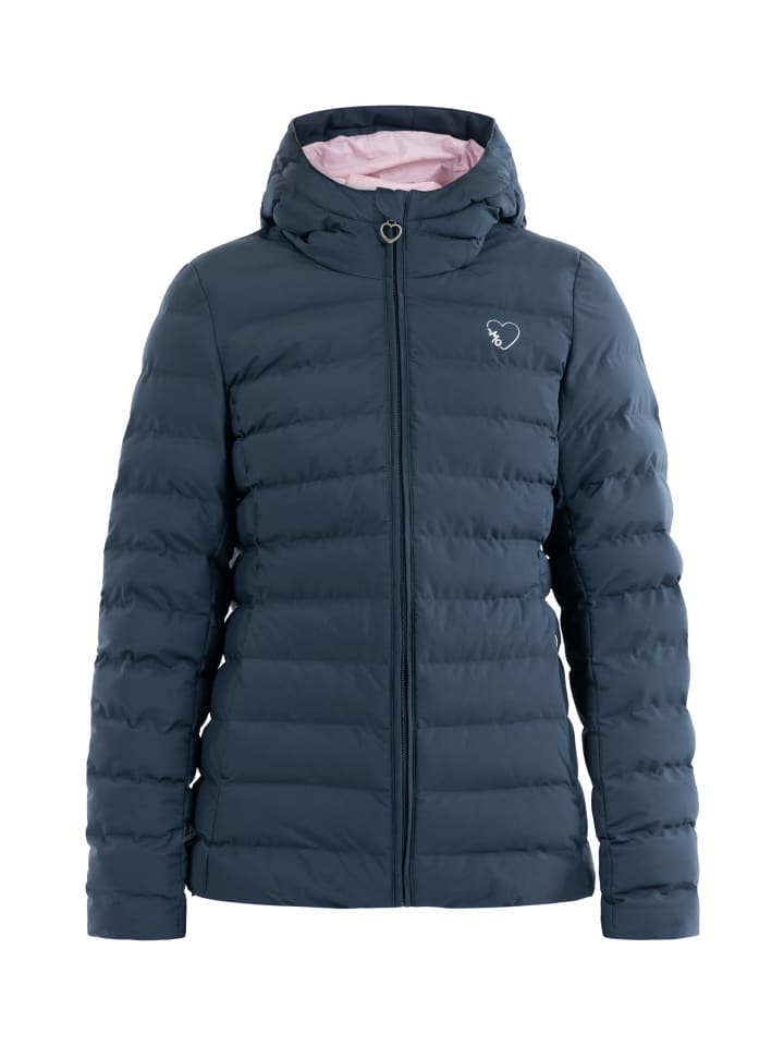 Damen Wattierte Winterjacke in Marine