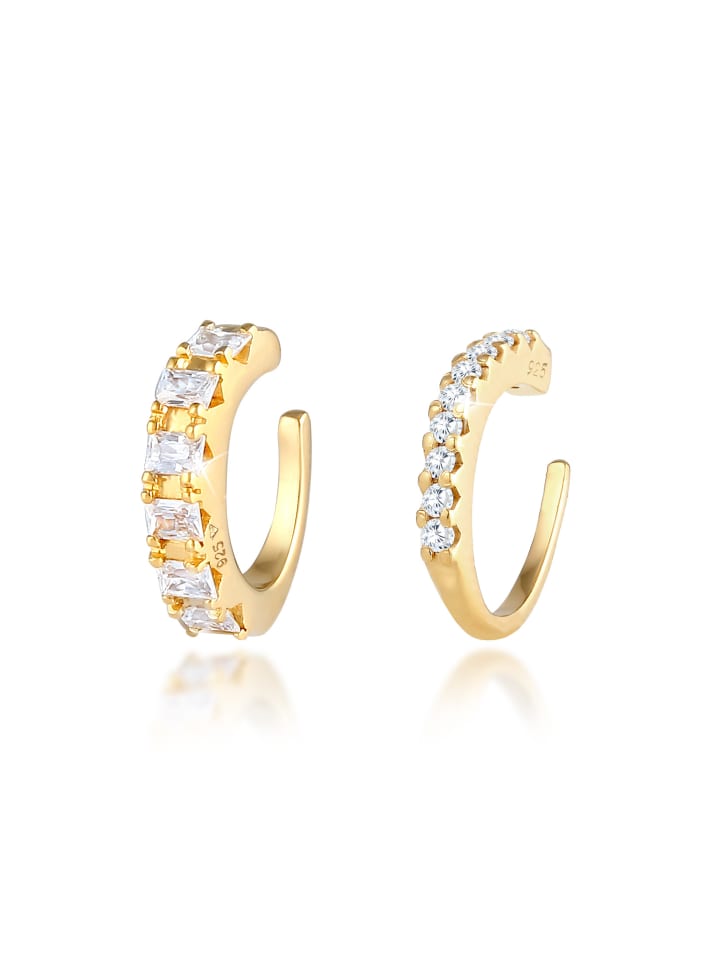Ohrringe 925 Sterling Silber in Gold